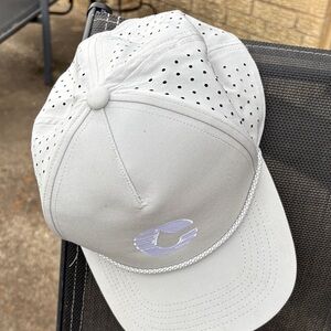 Cleveland Gray Perforated Cap with Logo